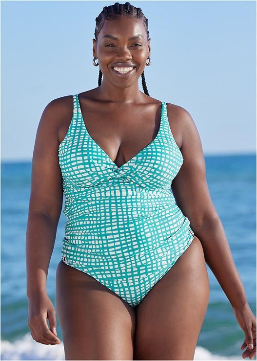 Twist Underwire Tankini Top Product Image