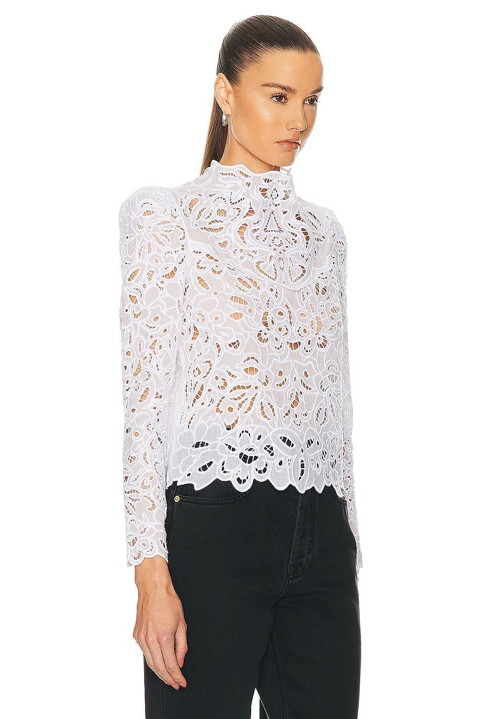 Isabel Marant Delphi Blouse White. (also in 40, 42). Product Image