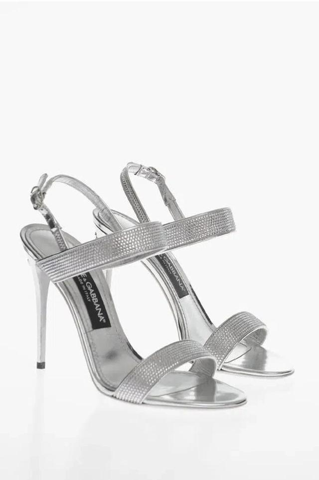 DOLCE & GABBANA X Kim Crystal-embellished Sandals In Grigio Ch/crystal Product Image