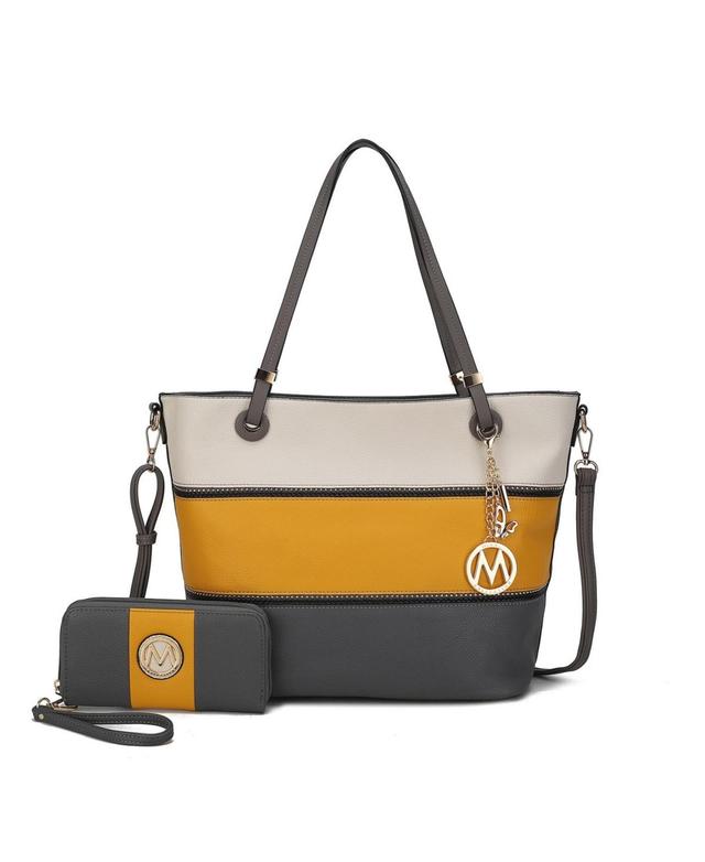 Mkf Collection Vallie Color-Block Women s Tote Bag by Mia K Product Image