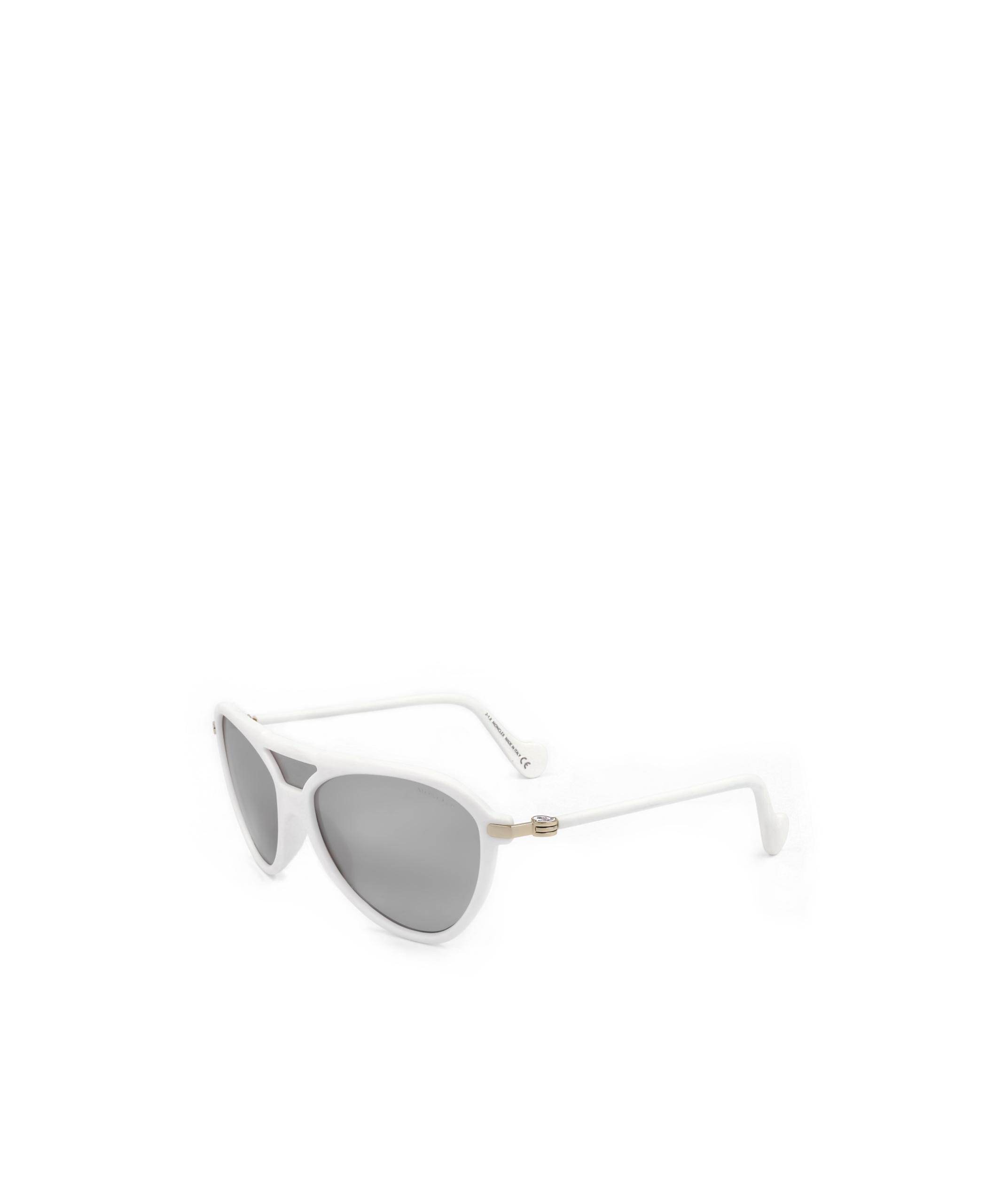 MONCLER Logo Sunglasses In Gray Product Image