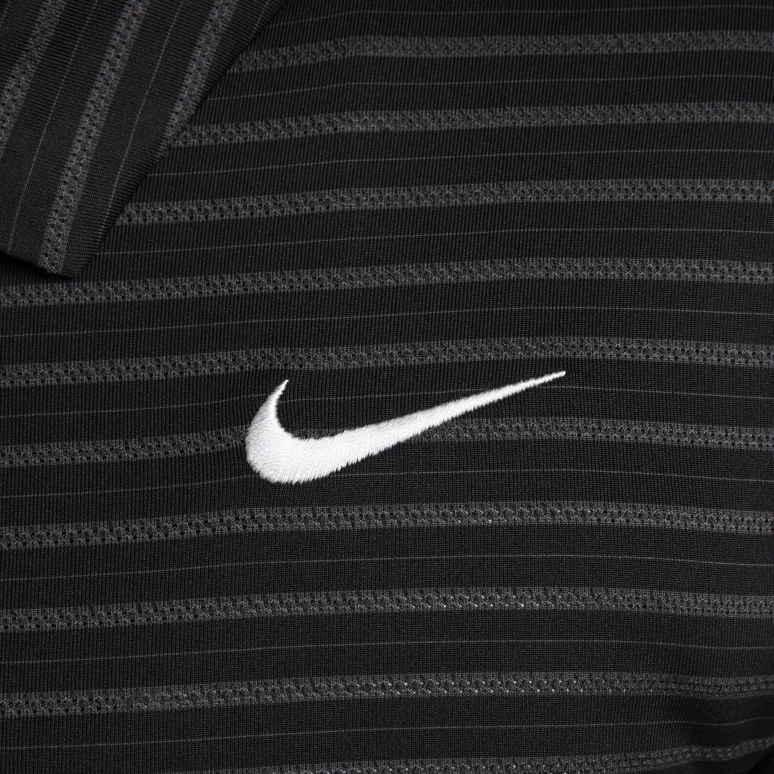 Nike Womens Victory Dri-FIT Short-Sleeve Striped Golf Polo Product Image