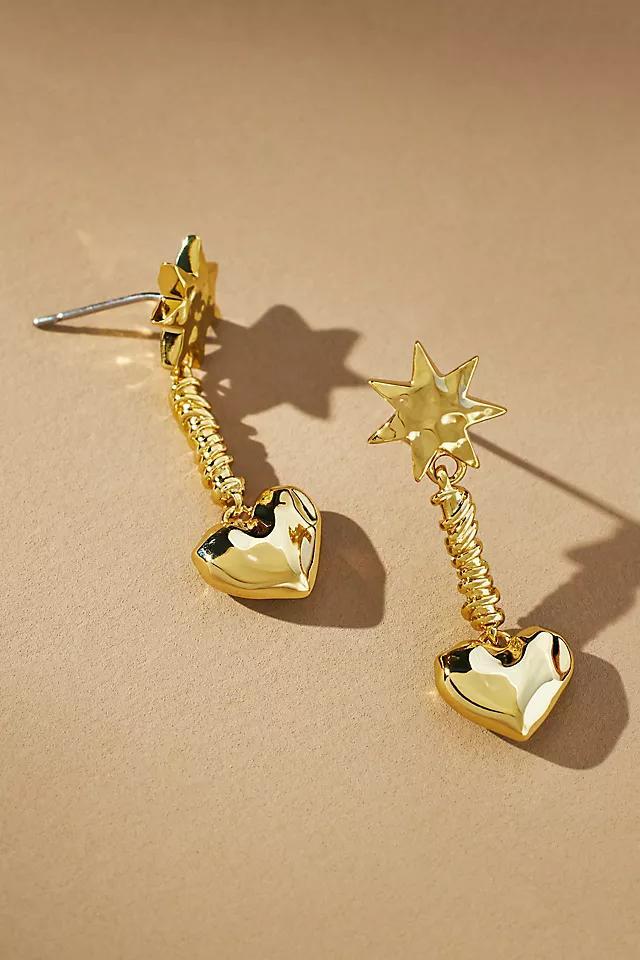 Luv Aj Molten Heart Drop Earrings Product Image