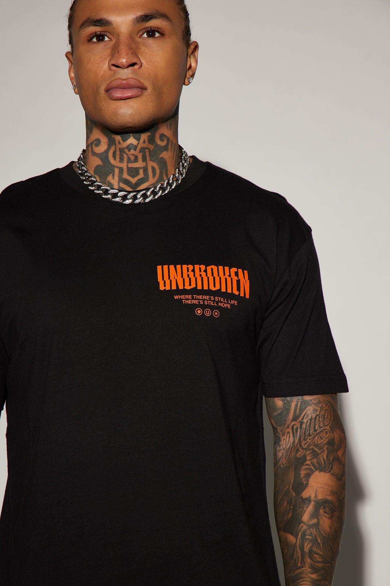 Unbroken And Free Short Sleeve Tee - Black Product Image