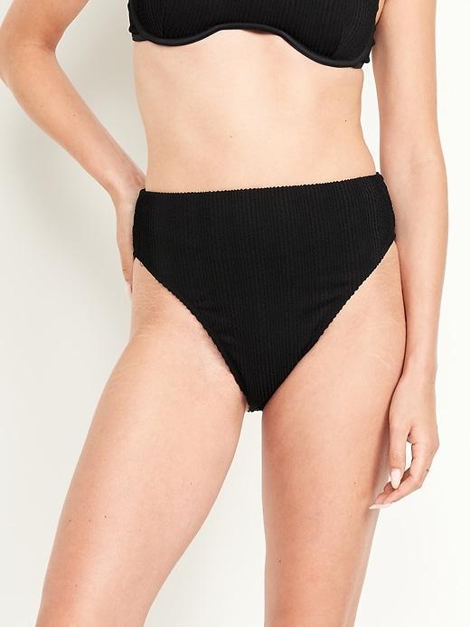 Extra High-Waisted French-Cut Bikini Swim Bottoms Product Image