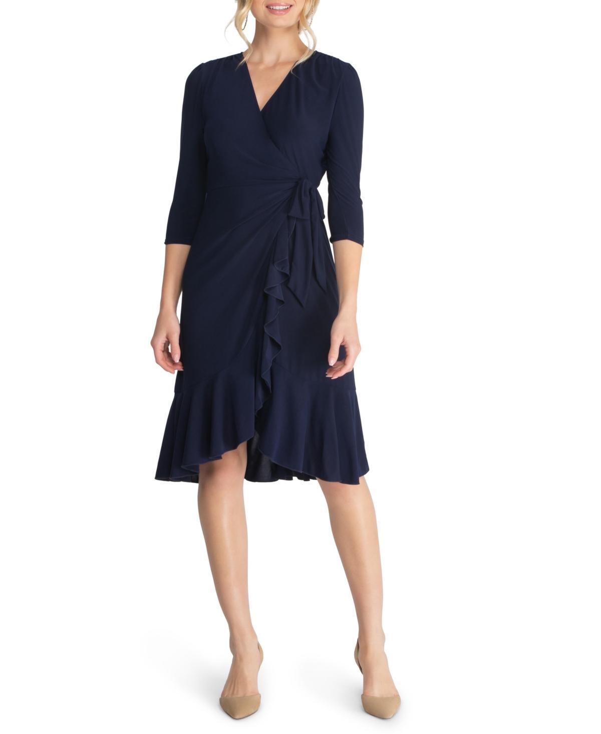 Kiyonna Whimsy Wrap Dress Product Image