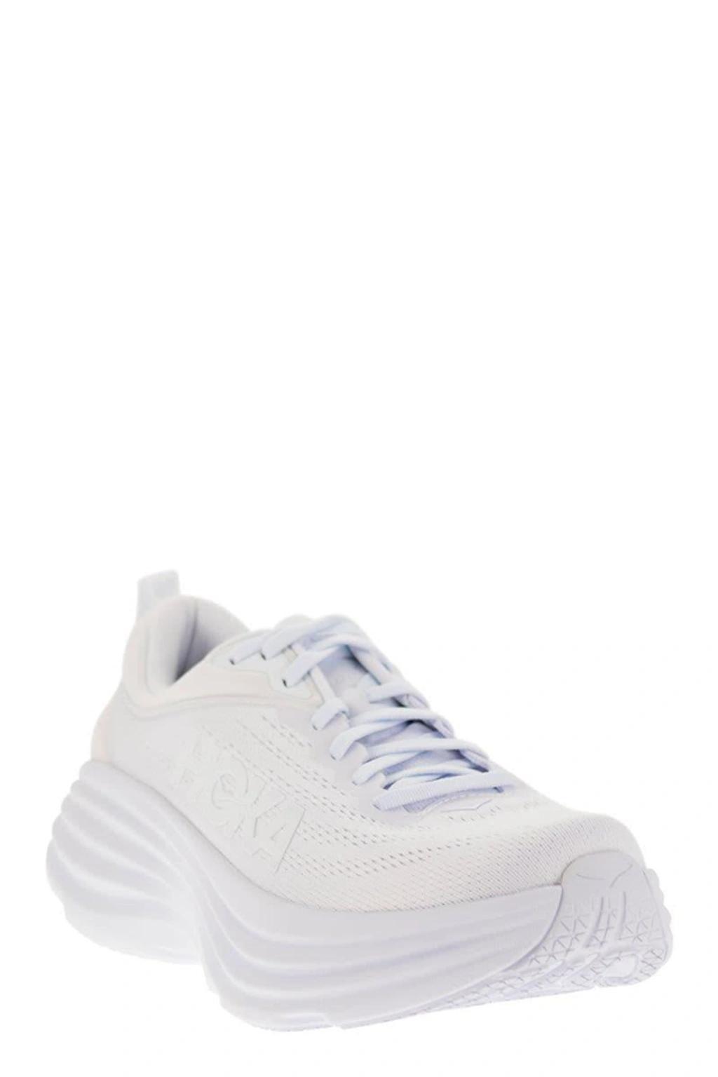 HOKA Bondi 8 Running Sneakers In White Product Image