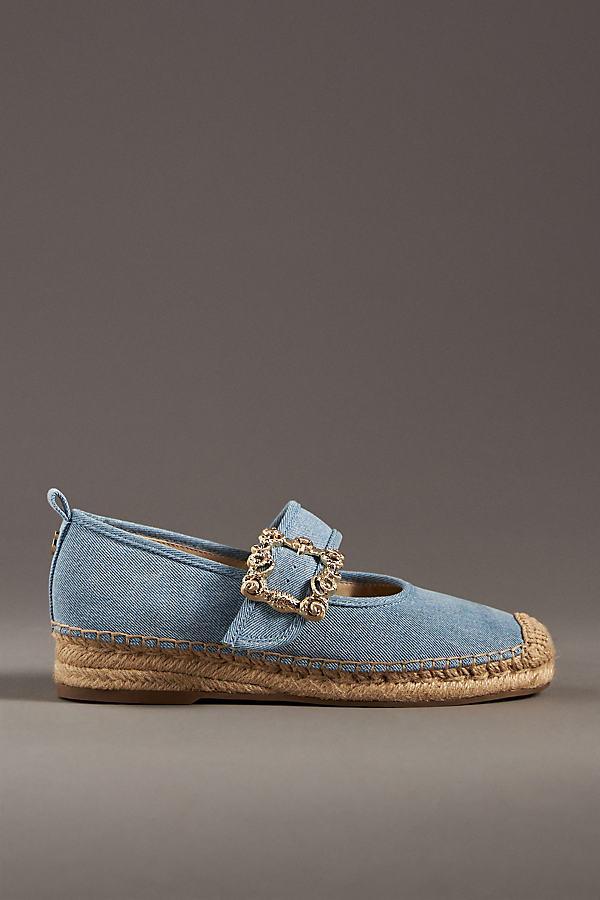 Sam Edelman Maddy Denim Mary Jane Espadrille Inspired Loafers Product Image