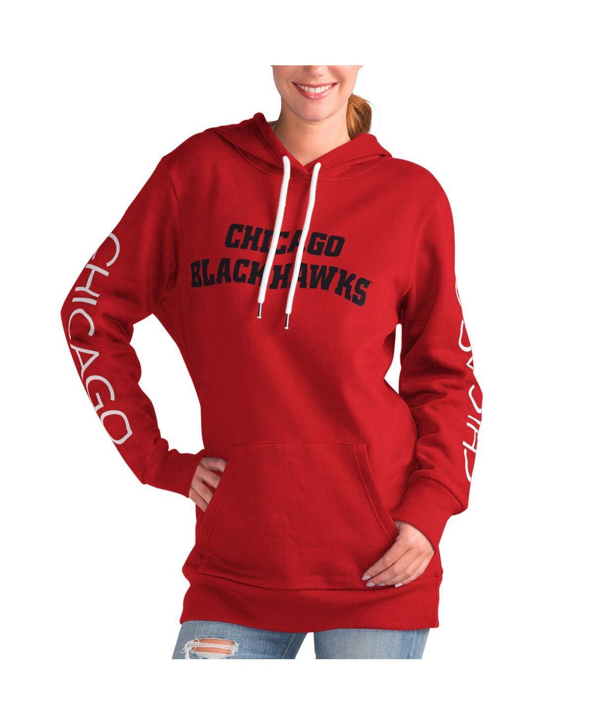 Womens G-iii 4Her by Carl Banks Red Chicago Blackhawks Overtime Pullover Hoodie Product Image