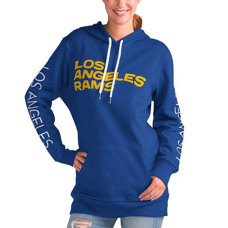 Womens G-III 4Her by Carl Banks Royal Los Angeles Rams Extra Inning Pullover Hoodie Product Image