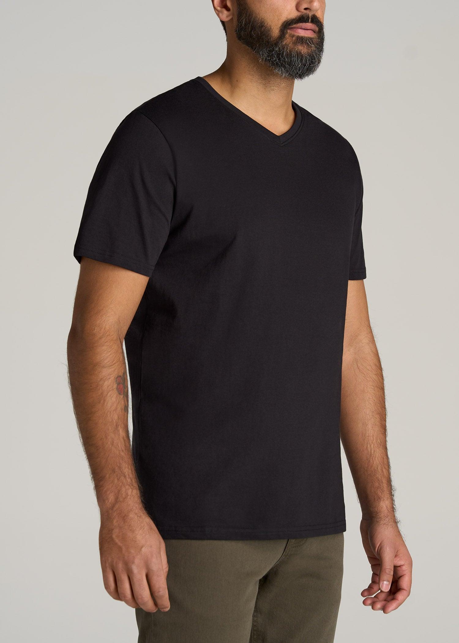 The Everyday REGULAR-FIT V-Neck Tall Men's T-Shirt in Black Male Product Image