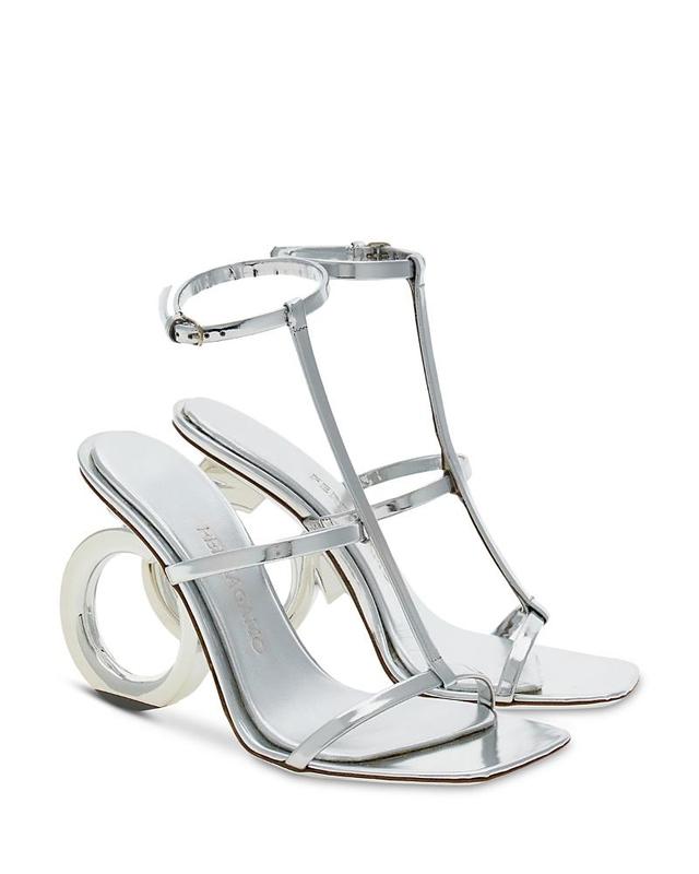 Ferragamo Womens Elina Gancini Heel Sandals Product Image