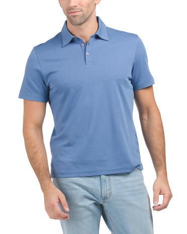 Short Sleeve Lux Polo T-shirt for Men Product Image