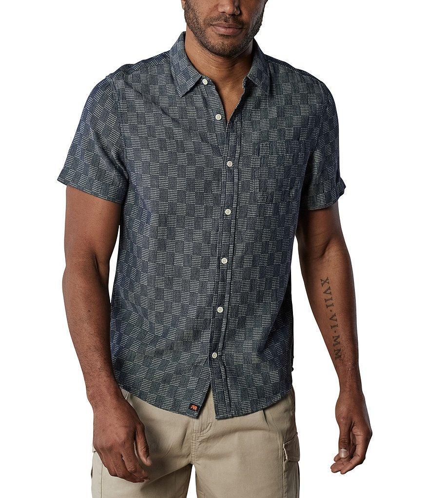 The Normal Brand Freshwater Short Sleeve Checked Woven Shirt Product Image