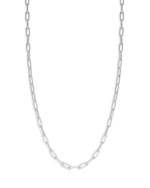 Milanesi And Co Sterling Silver Paperclip Chain Necklace, 24 Product Image