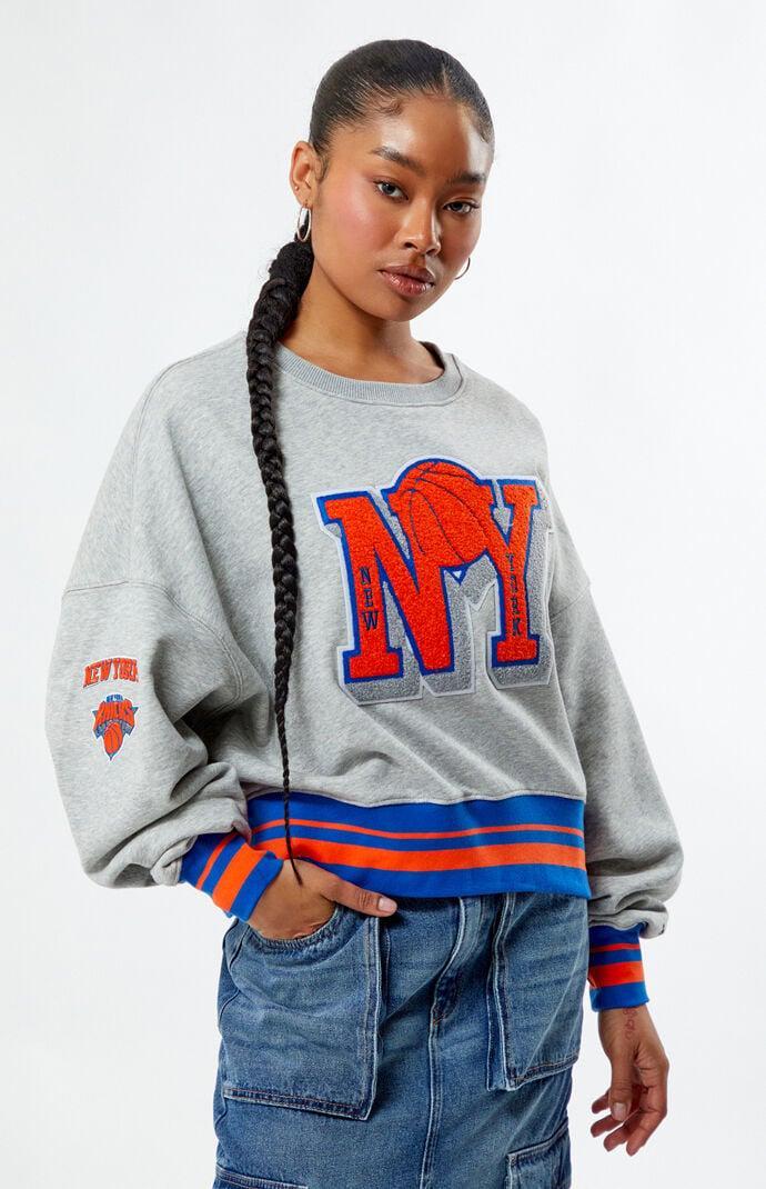 ProStandard Women's New York Knicks Mash Up Crew Neck Sweatshirt Product Image