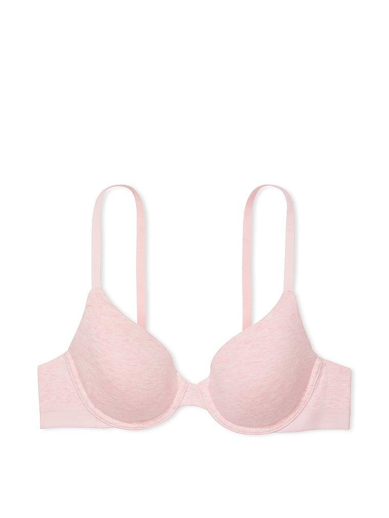 Lightly Lined Full-Coverage Cotton Bra Product Image