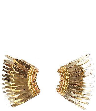 Mignonne Gavigan Mini Madeline Gold Statement Stud Earrings Product Image