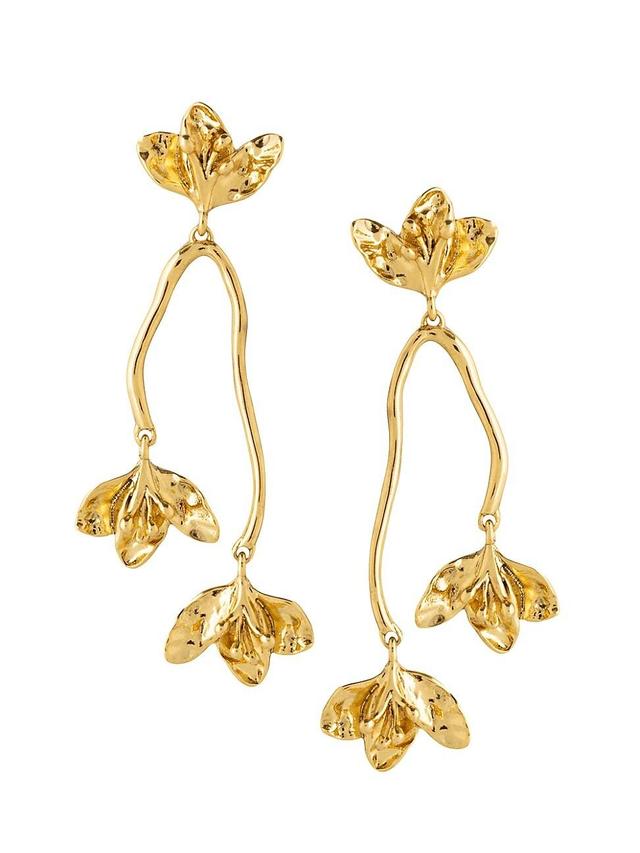 Womens Crosby 14K-Gold-Plated Drop Earrings Product Image