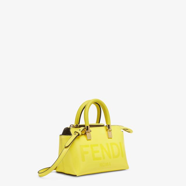 By The Way MiniAcid yellow leather small Boston bag Product Image