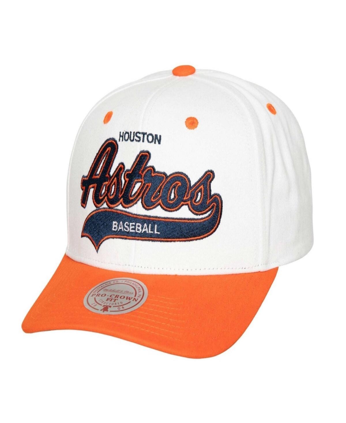 Mens Mitchell & Ness Houston Astros Cooperstown Collection Tail Sweep Pro Snapback Hat Product Image