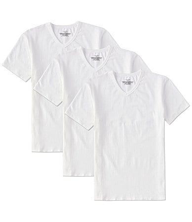 Cotton Stretch V-Neck T-Shirt 3-Pack Product Image