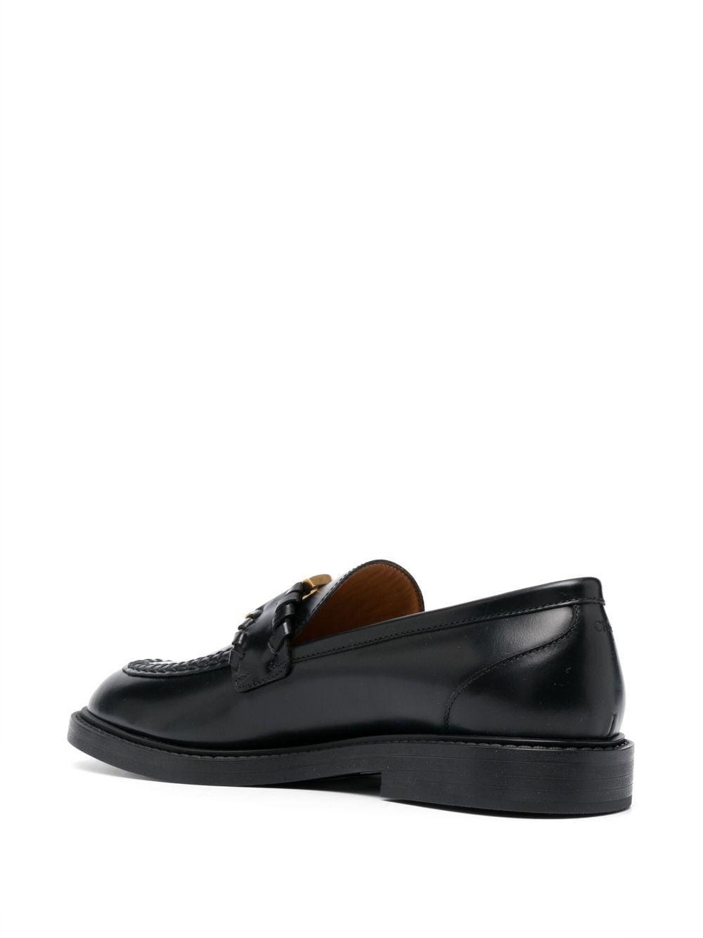 CHLOÉ Marcie Loafers In Black Product Image