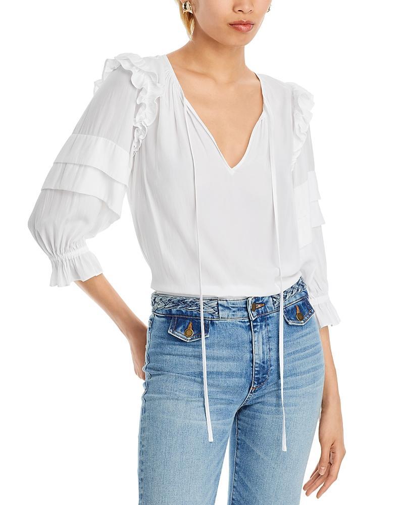 Ramy Brook Samira Ruffle Blouse Product Image