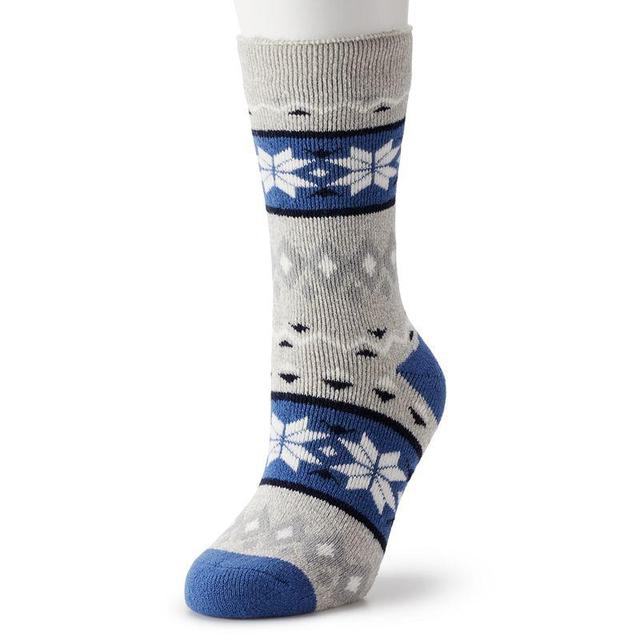 Womens Heat Holders Lite 5x Warmer Fairisle Crew Socks Product Image