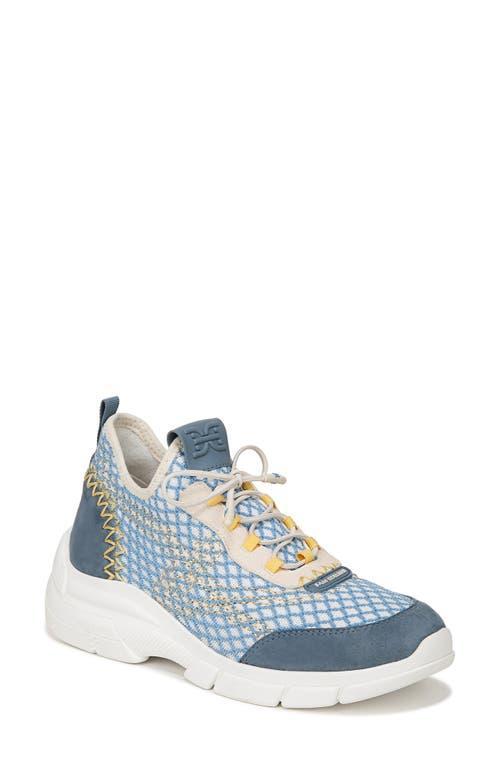 Sam Edelman Chelsie Lace Up Knit Sneaker Summer Sky/Blue Mist Knit Product Image