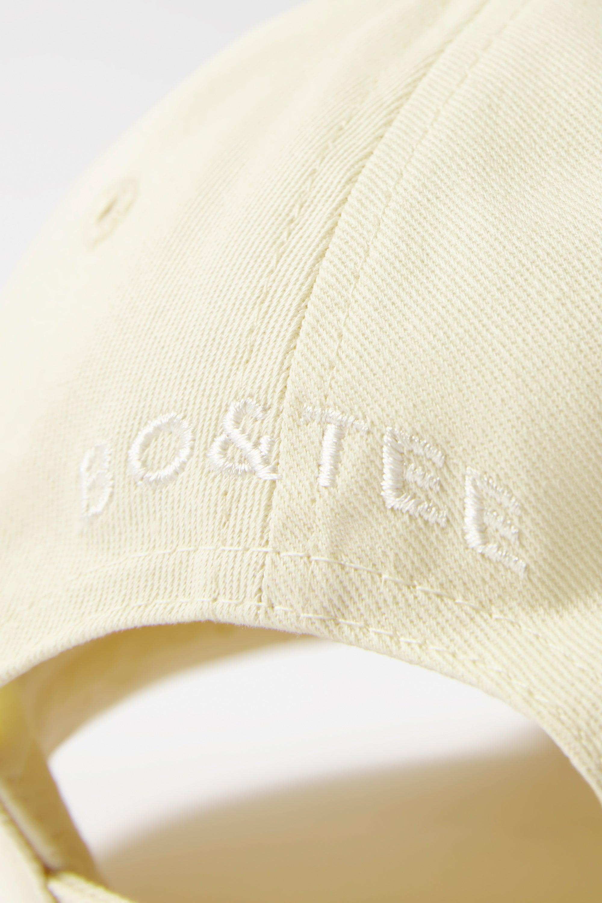 Appliqué Baseball Cap in Bone Female Product Image