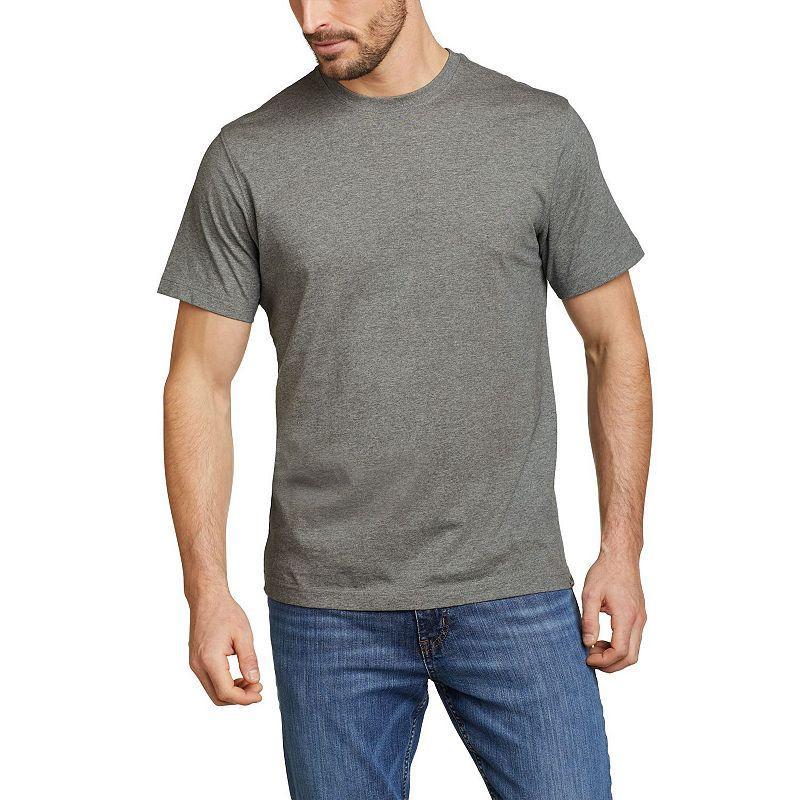 Mens Big & Tall Eddie Bauer Cotton Classic Tee Blue Product Image