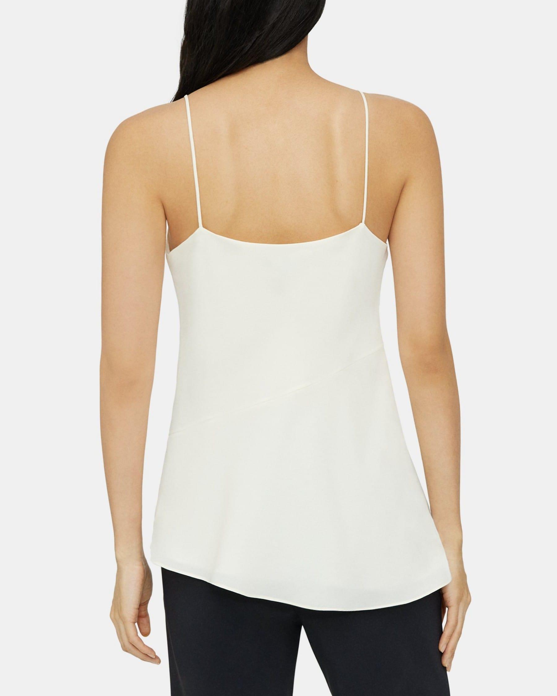 Draped Camisole in Recycled Georgette Product Image