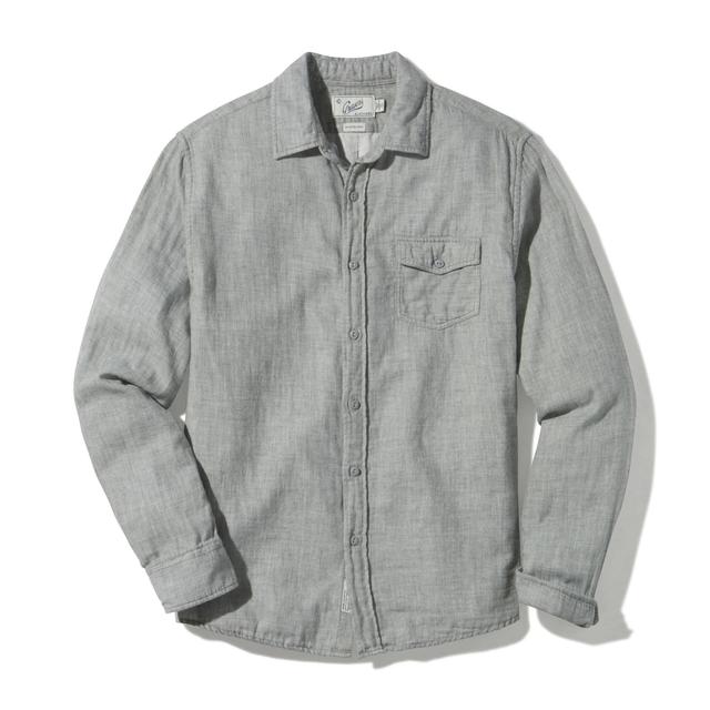 Hartford Double Cloth Shirt - Charcoal Heather Product Image