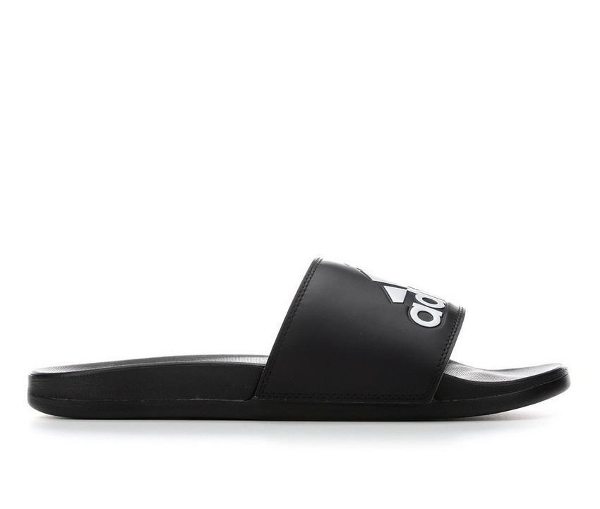 Men's Adidas Adilette Cloudfoam + Logo Sport Slides Product Image