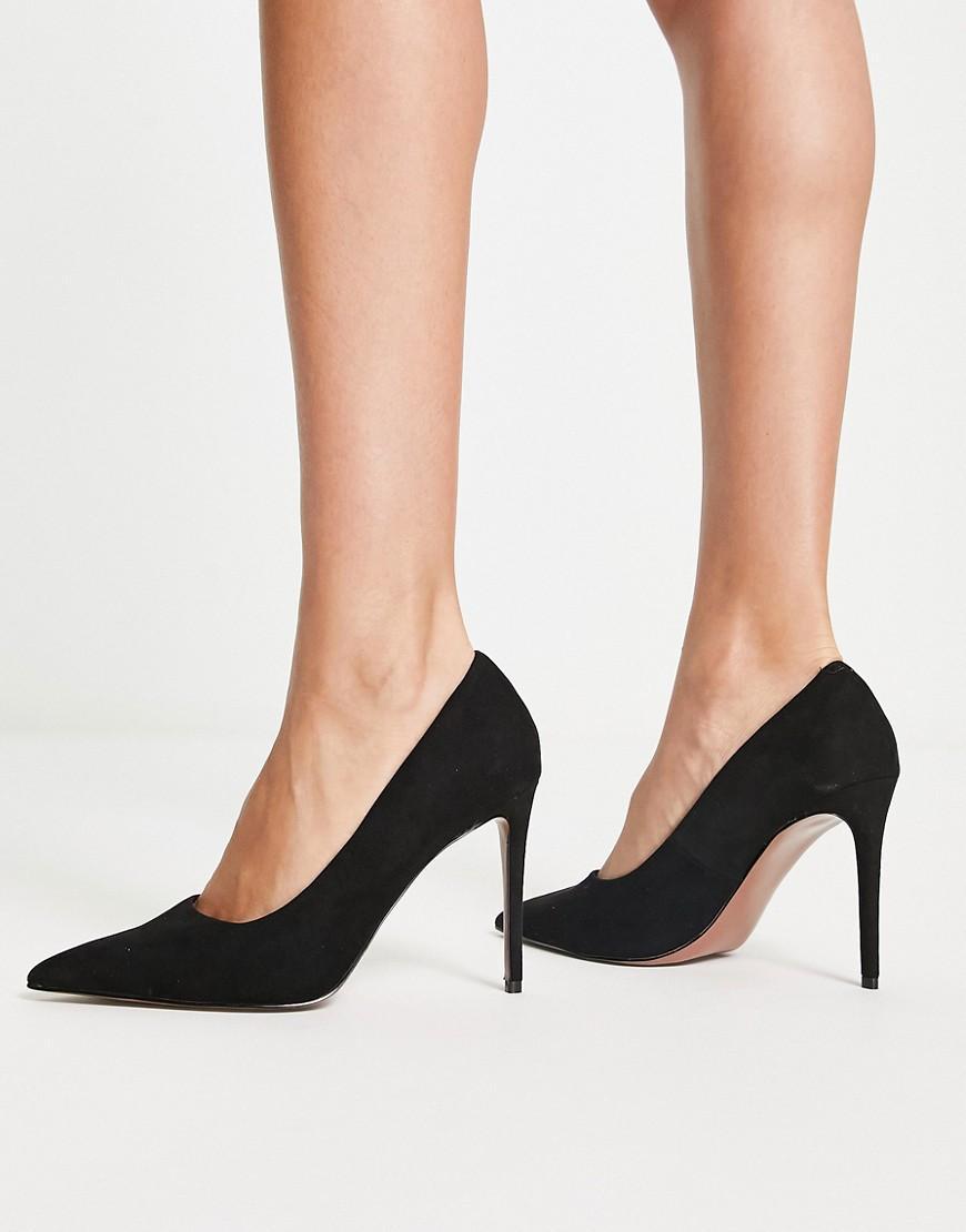 ASOS DESIGN Wide Fit Penza pointed high heeled pumps Product Image