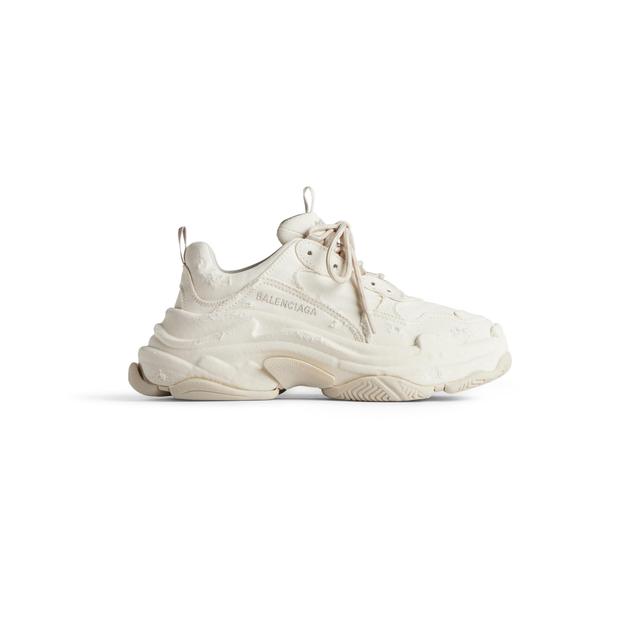 Women's Triple S Sneaker  in Beige Product Image