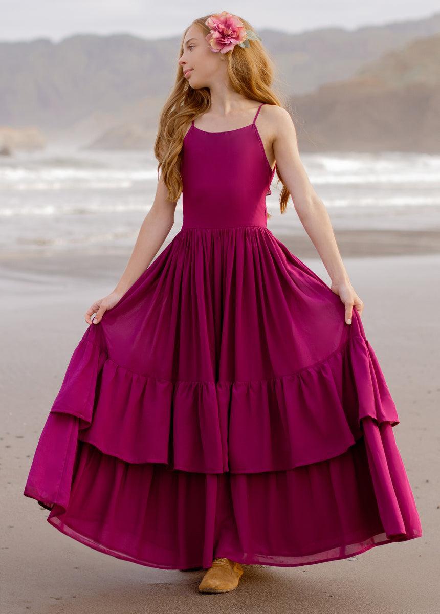 Catrin Dress in Berry Product Image