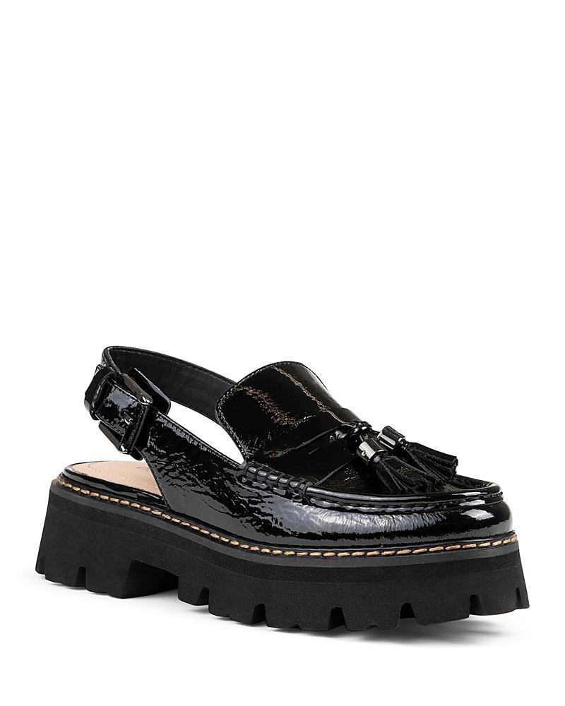 Donald Pliner Womens Tassel Slingback Loafer Flats Product Image