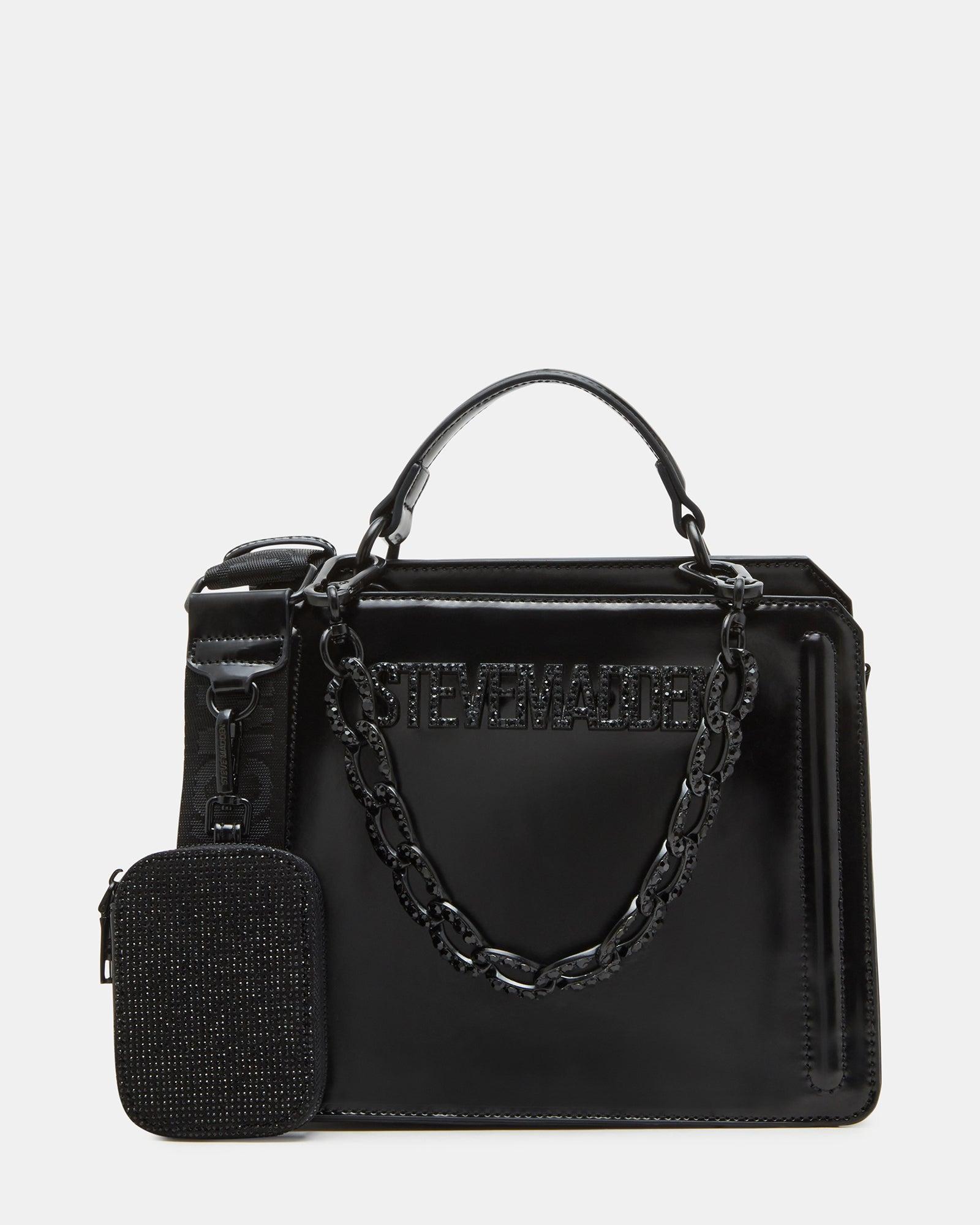 EVELYN BAG BLACK RHINESTONES Female Product Image