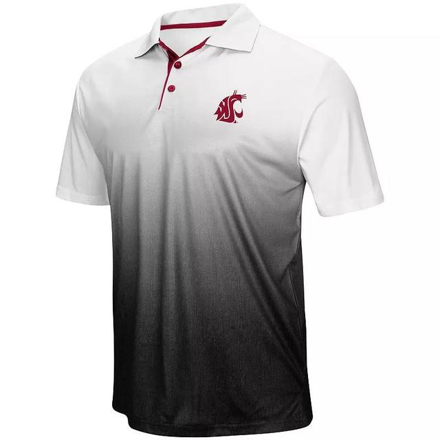 Mens Colosseum Gray Washington State Cougars Magic Team Logo Polo Product Image