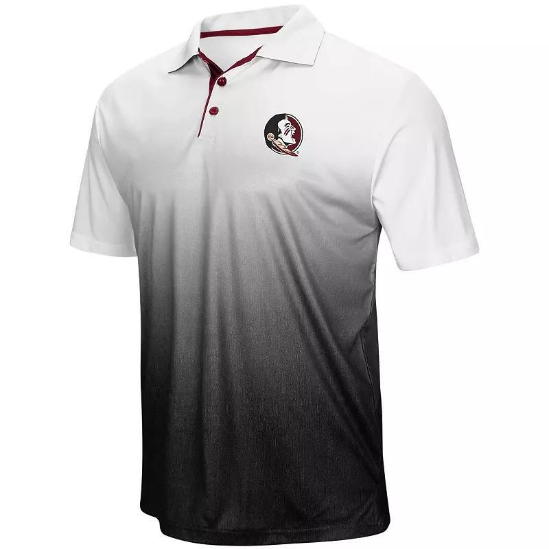 Mens Colosseum Heathered Gray Indiana Hoosiers Magic Team Logo Polo Product Image