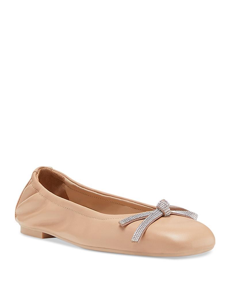 Stuart Weitzman Womens Bow Slip On Ballet Flats Product Image