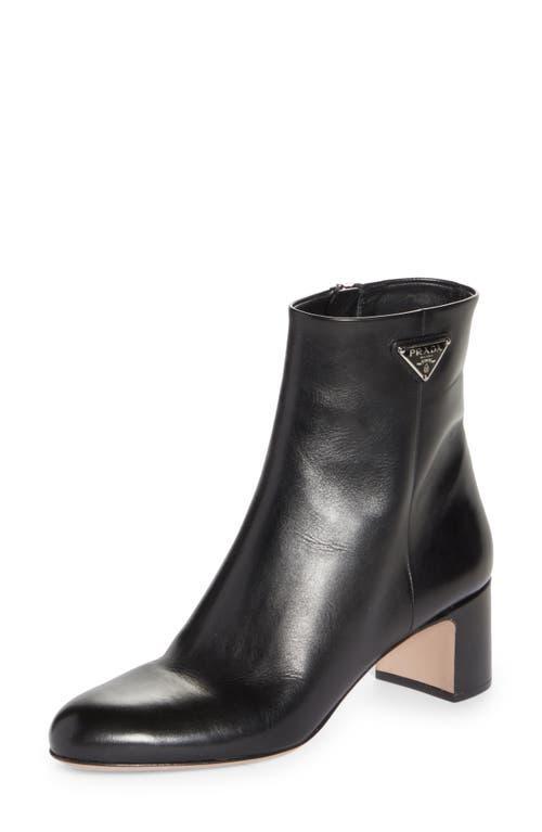 Prada Logo Block Heel Bootie Product Image