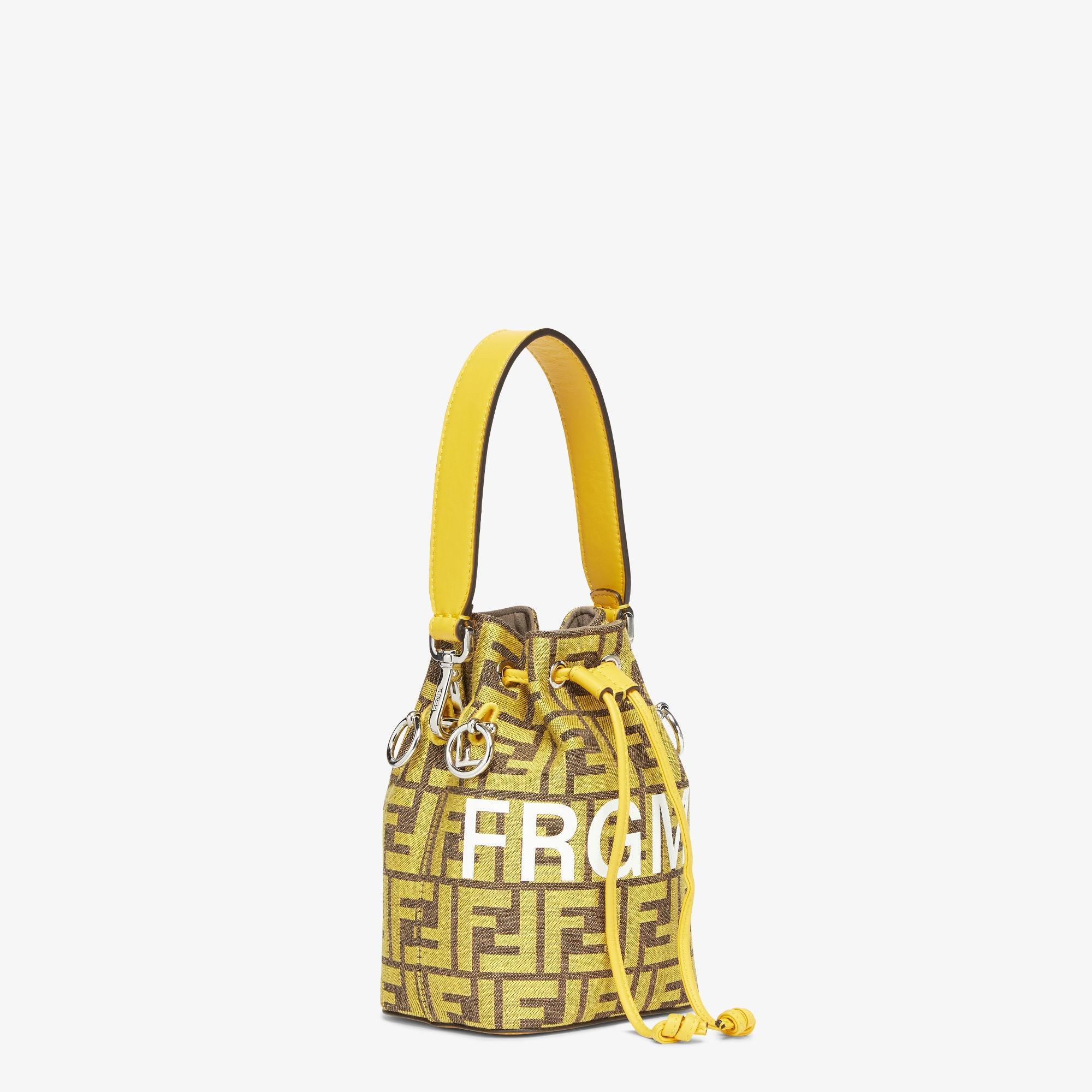 Mon TresorFendi x FRGMT yellow FF fabric mini bag Product Image