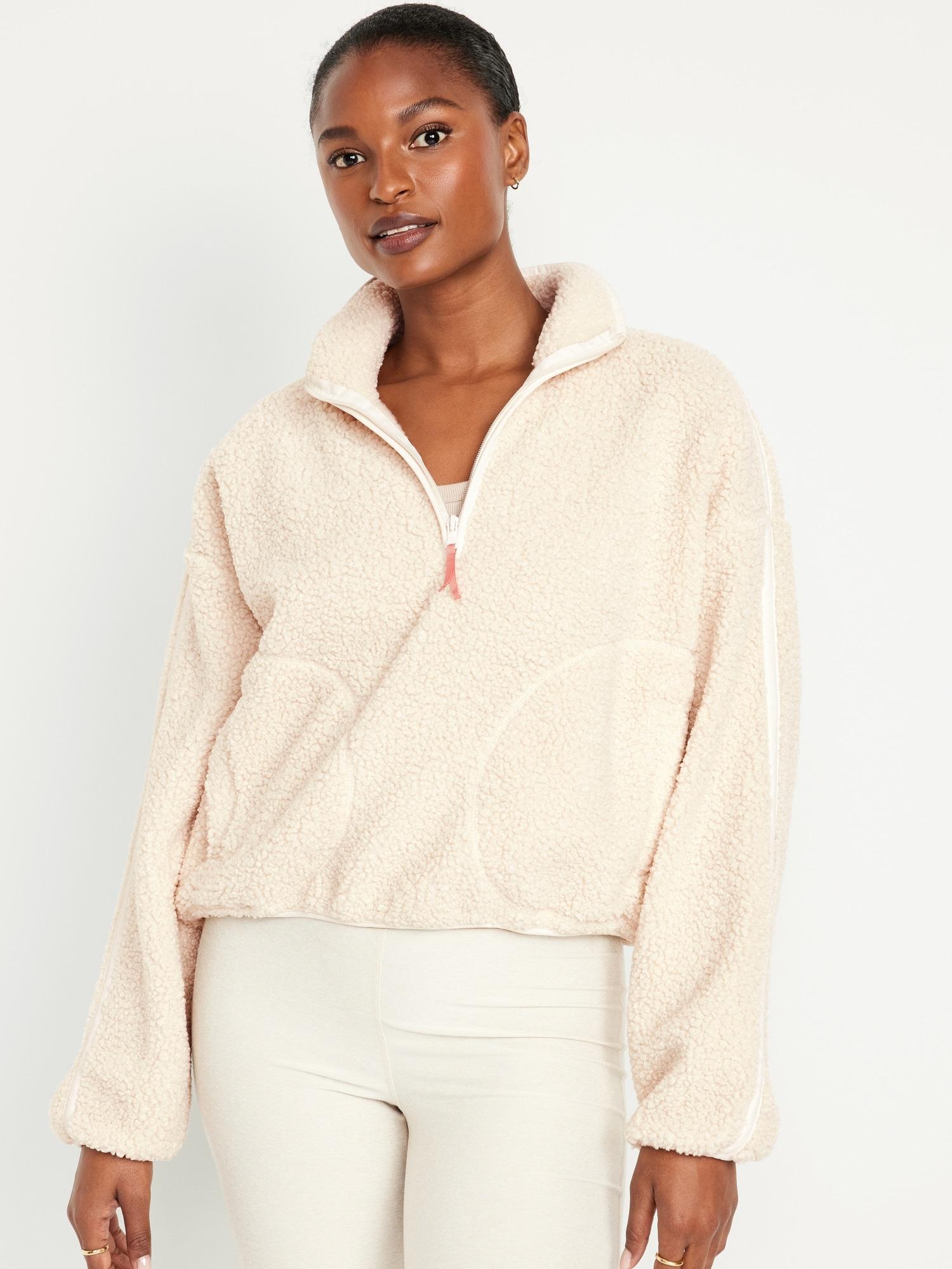 Crop Sherpa Quarter Zip Product Image