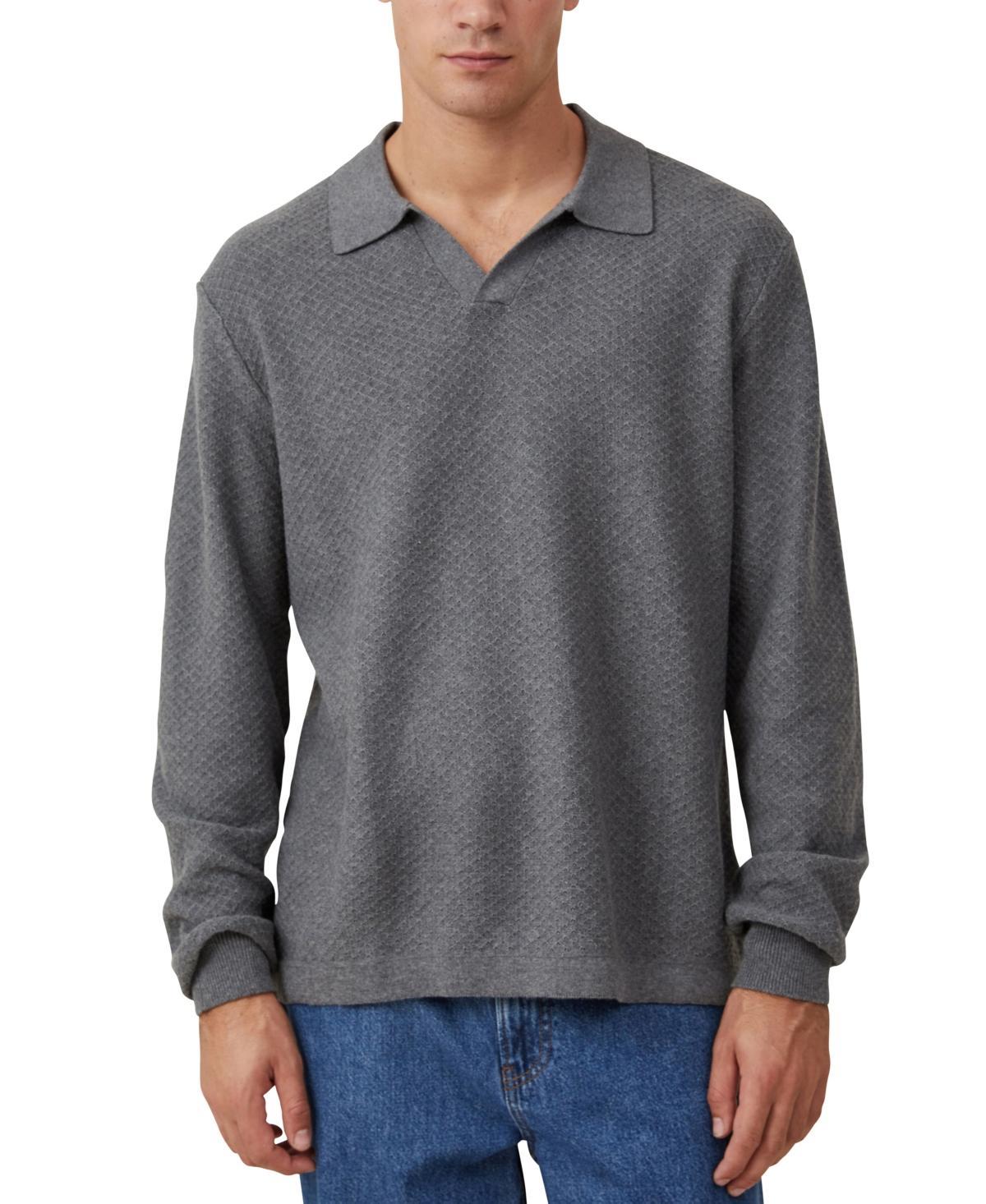 Cotton On Mens Jimmy Long Sleeve Polo product image