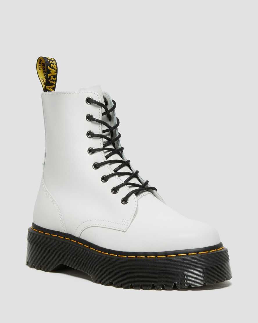 Jadon Leather Combat Boots Product Image