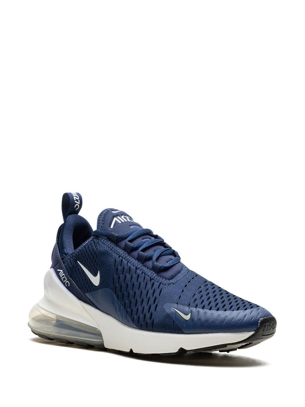 NIKE Air Max 270 "midnight Navy Black Jade Horizon White" Sneakers In Midnight Navy/black/jade Horizon/white Product Image