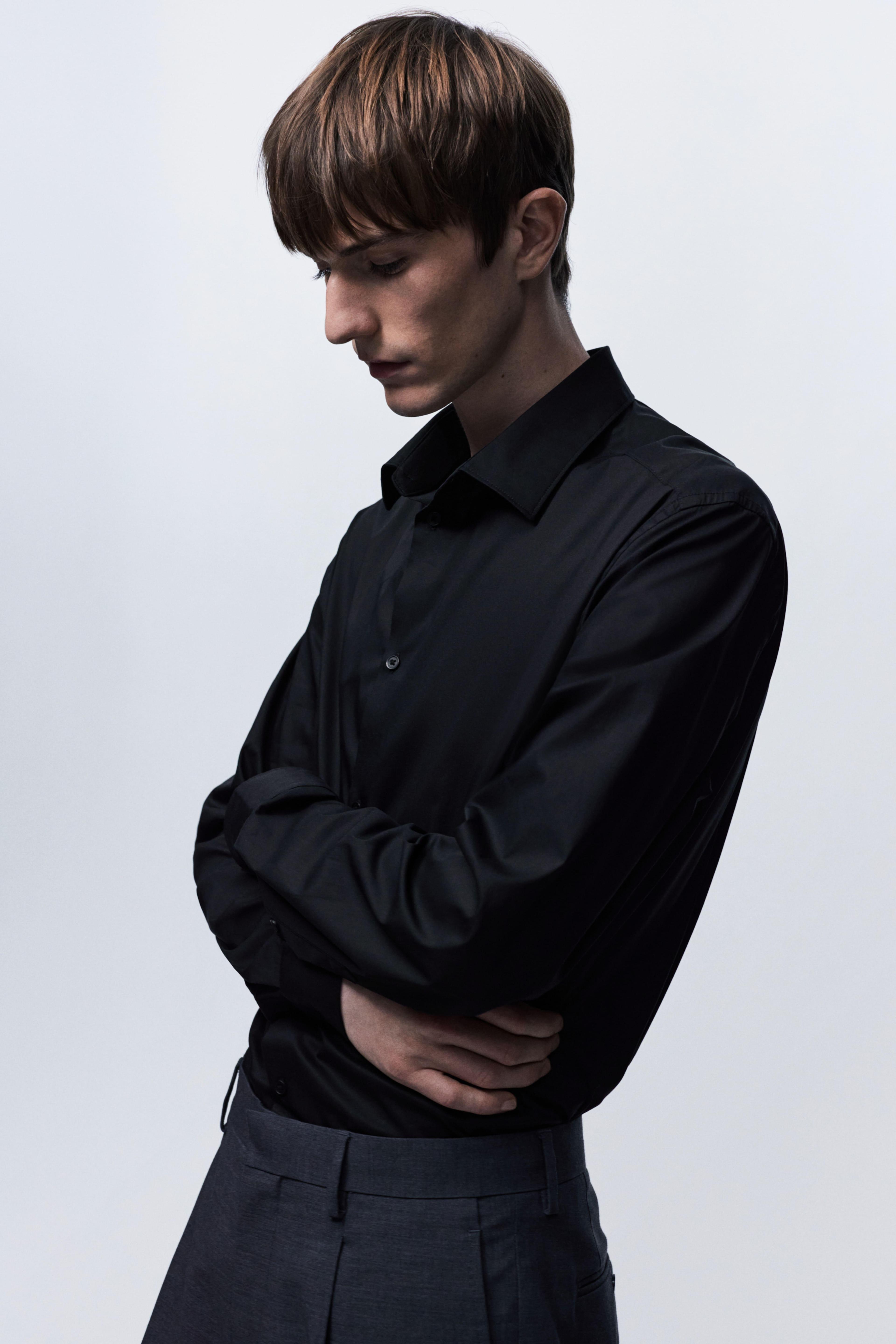 Slim-Fit Stretch Shirt Product Image